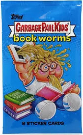 2022 Topps GPK Book Worms Sticker Cards Hobby Pack