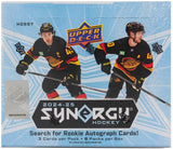 2024/25 Upper Deck Synergy Hockey 16-Box Hobby Case