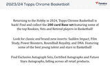 2023/24 Topps Chrome Basketball Blaster Box