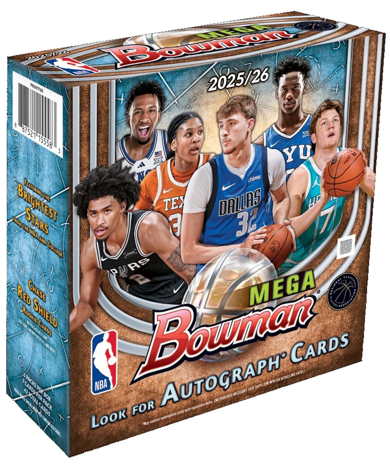 2025/26 Topps Bowman Basketball MEGA Box