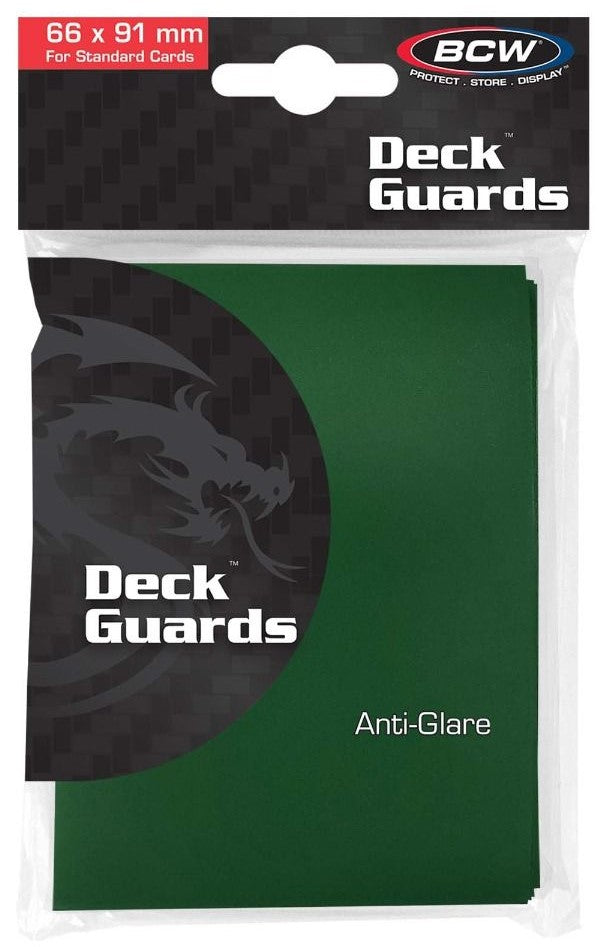 BCW Deck Guards - Double Matte - Green