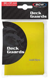 BCW Deck Guards - Double Matte - Yellow
