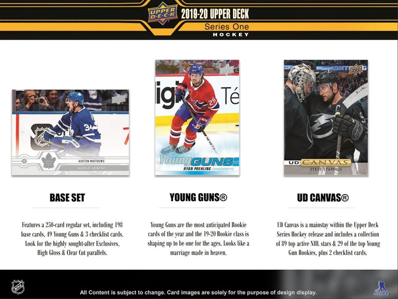 2019/20 Upper Deck Series 1 Hockey Retail Pack