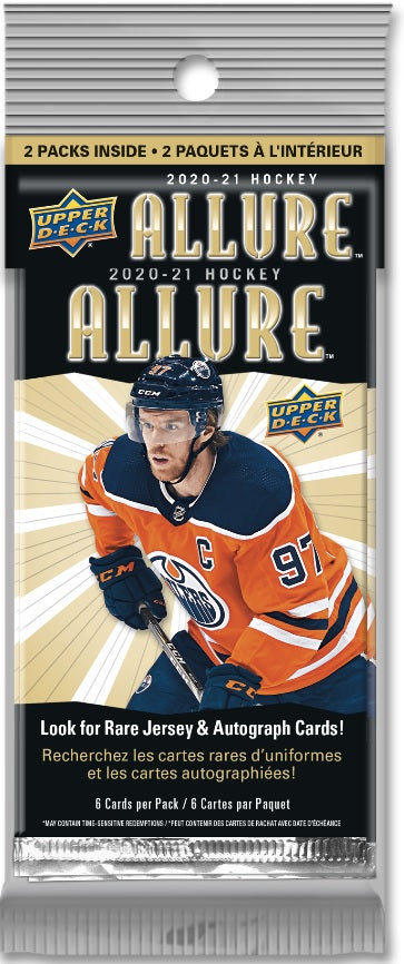 2020/21 Upper Deck Allure Hockey Retail Hanger Pack