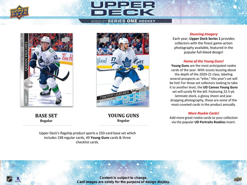 2020/21 Upper Deck Series 1 Hockey Retail Box