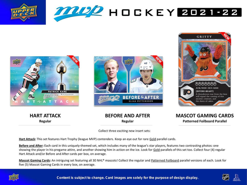 2021/22 Upper Deck MVP Hockey Fat Pack