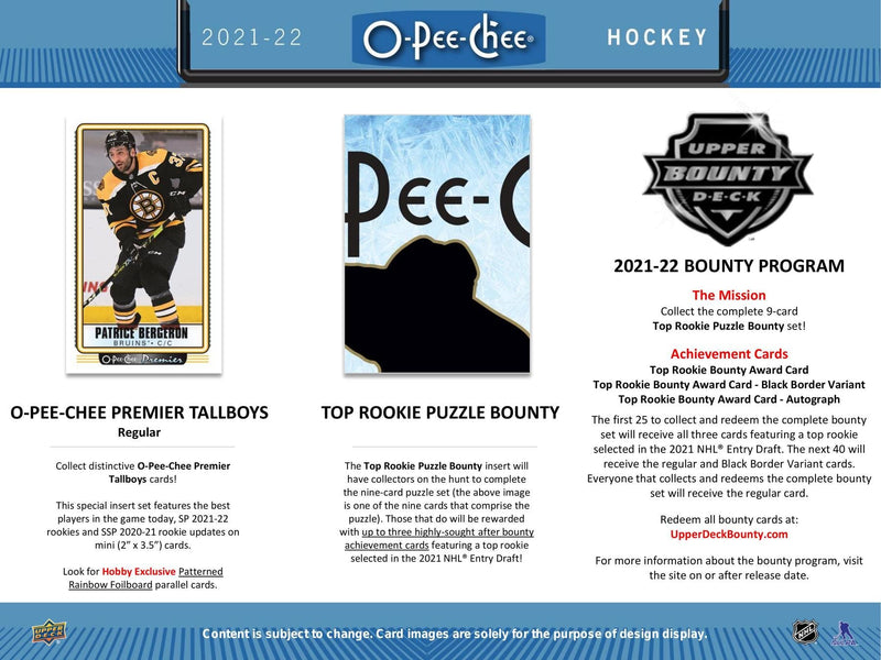 2021/22 Upper Deck O-Pee-Chee Hockey Hobby Pack