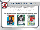 2022 Bowman Baseball Mega Box