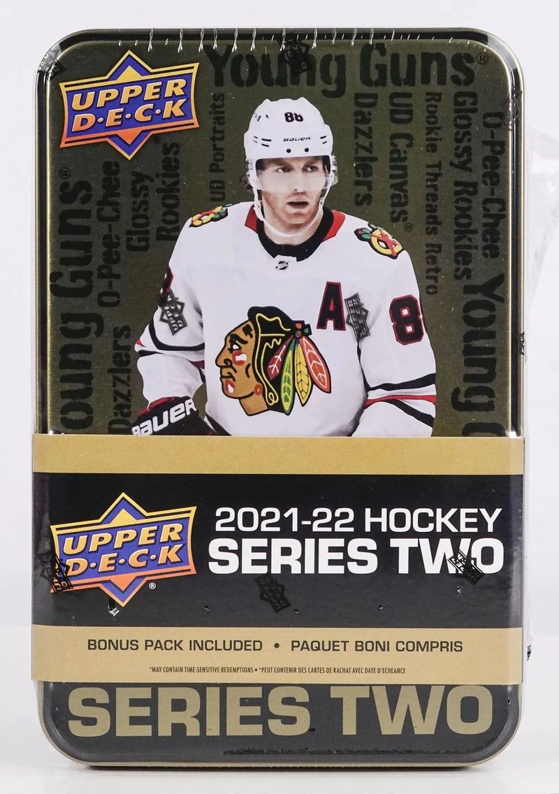 2021/22 Upper Deck Series 2 Hockey Retail Tin