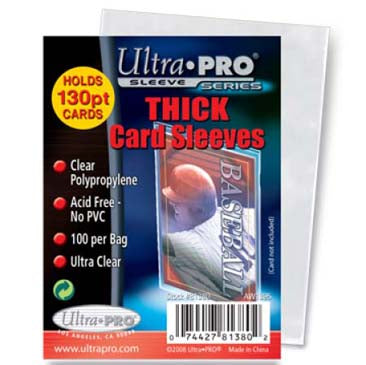 Ultra-Pro Thick Card Soft Sleeves