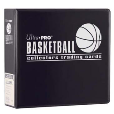 Ultra-Pro 3" D-Ring Basketball Binder (Black)