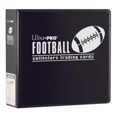 Ultra-Pro 3" D-Ring Football Binder (Black)