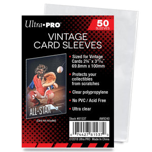 Ultra-Pro Vintage Card Sleeves