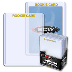 BCW 35PT "Rookie Card" Top Loaders