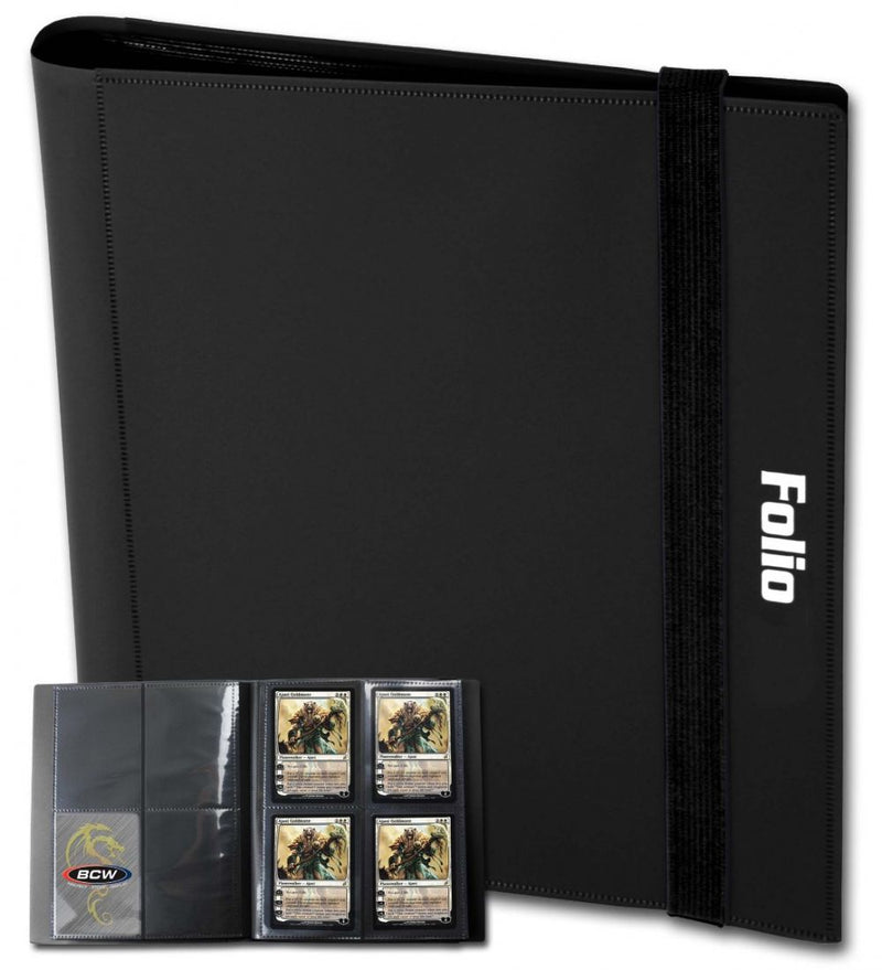 BCW Card Folio 4-Pocket Album - Black