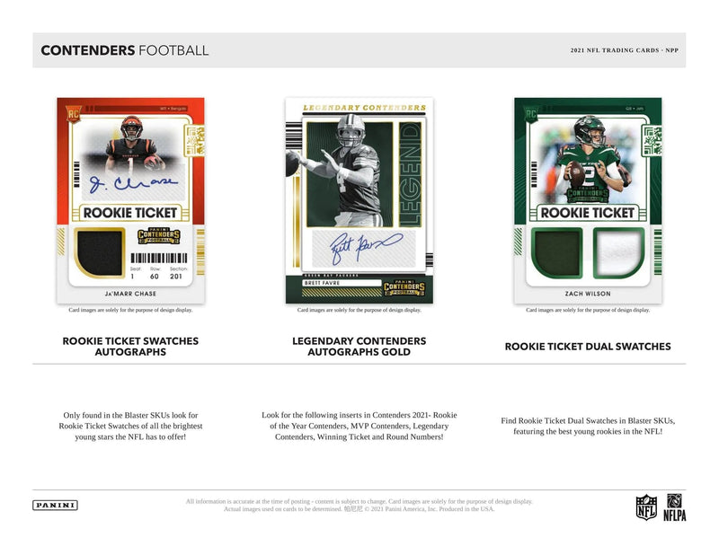 2021 Panini Contenders Football Jumbo Value Pack
