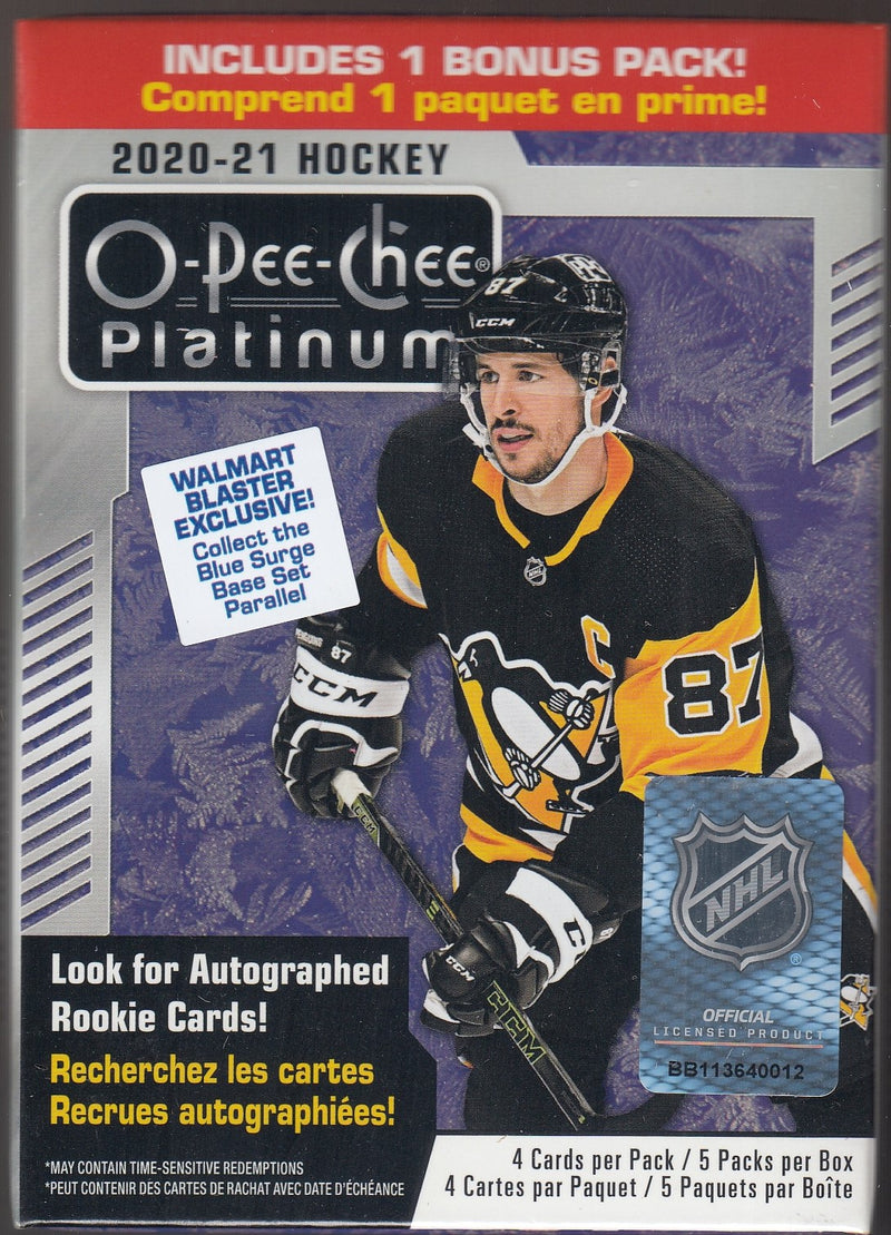 2020/21 Upper Deck O-Pee-Chee Platinum Hockey Blaster Box