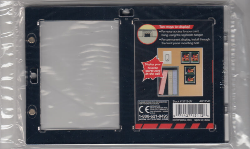 Ultra-Pro 35 Pt. 2-Card Black Border 1-Touch Magnetic Holder
