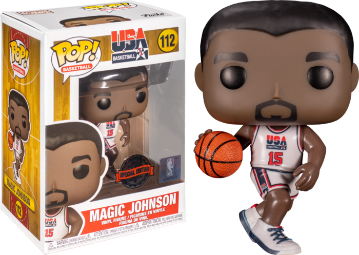 MAGIC JOHNSON NBA Legends 1992 Team USA Funko Pop Vinyl Figure