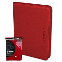 BCW Z-Folio 9-Pocket LX Album - Red