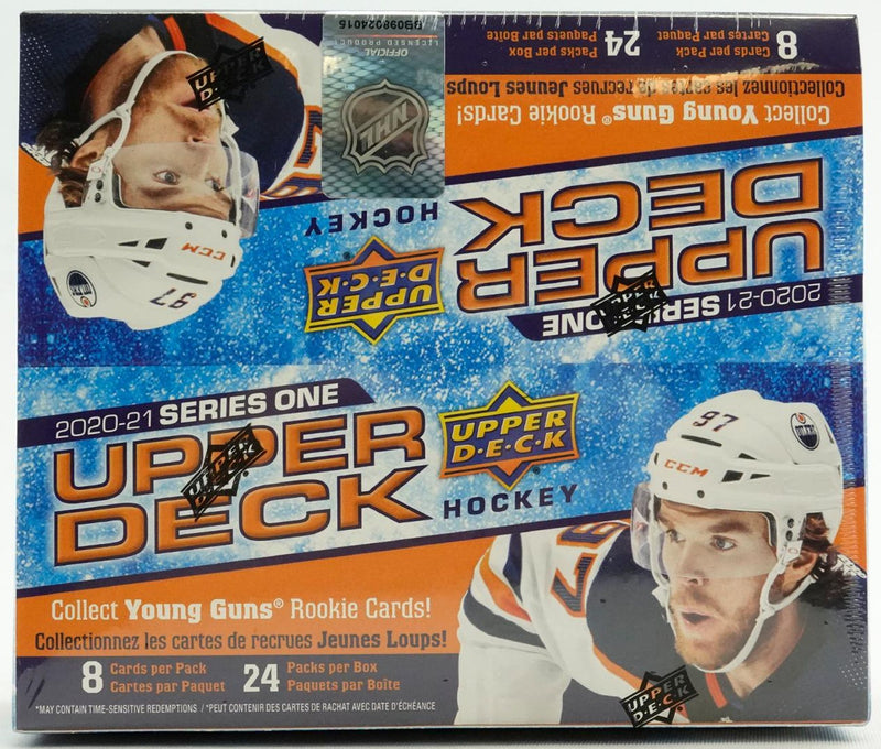 2020/21 Upper Deck Series 1 Hockey Retail Box