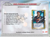 2021 Topps Chrome Formula 1 Racing Hobby Box